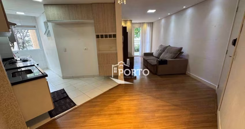Apartamento com 2 dormitórios para alugar, 62 m² - Paulicéia - Piracicaba/SP