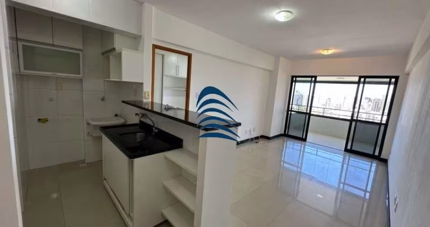 Premium Plaza - 1/4 e sala com 57m² - Andar alto - Vista livre - Semi mobiliado - 01 vaga - Lazer completo