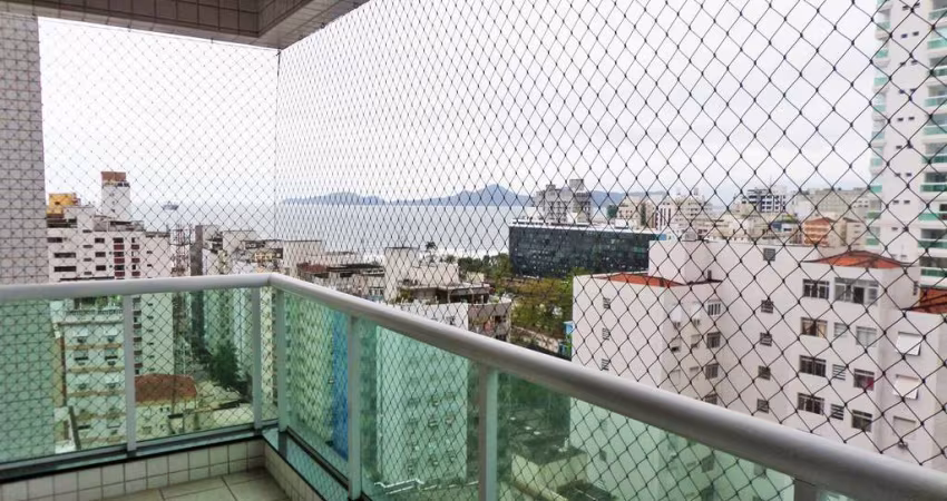 Apartamento com 3 dormitórios, 118 m² - venda por R$ 1.800.000,00 ou aluguel por R$ 8.000,00 - Aparecida - Santos/SP