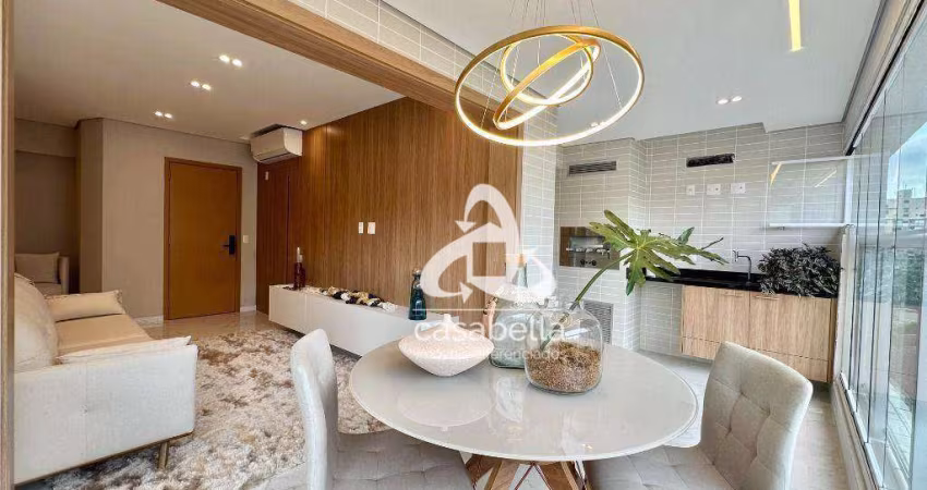 Apartamento com 3 dormitórios, 99 m² - venda por R$ 2.150.000,00 ou aluguel por R$ 12.186,00/mês - Gonzaga - Santos/SP