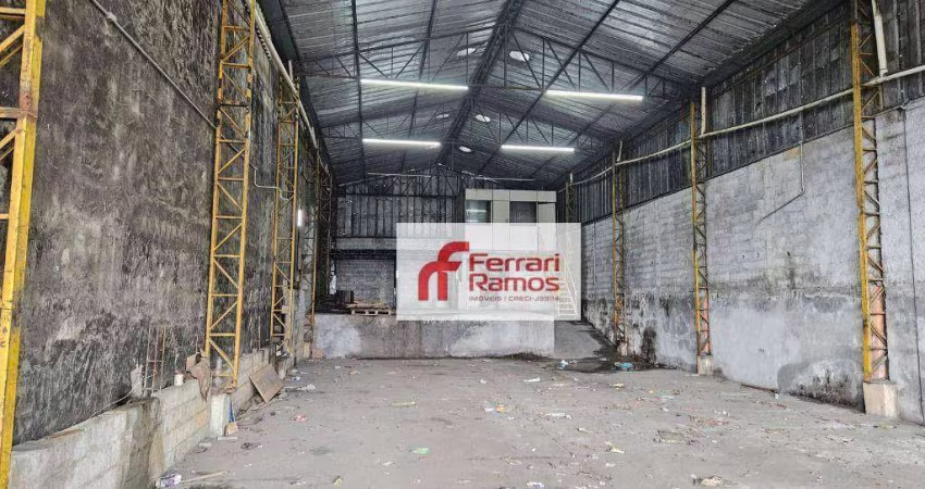 Galpão para alugar, 300 m² por R$ 5.123,00/mês - Cidade Nova Bonsucesso - Guarulhos/SP