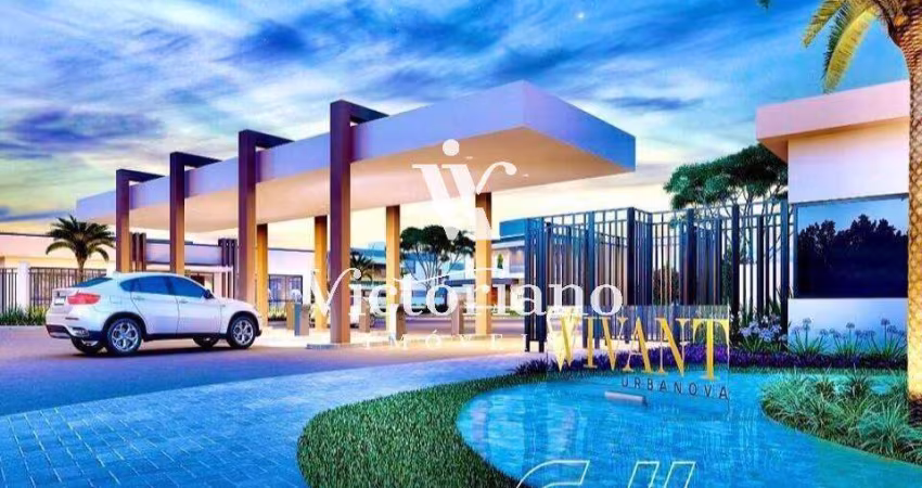 Terreno 100% plano à venda - 451m² - Condomínio Vivant Urbanova - SJC/SP
