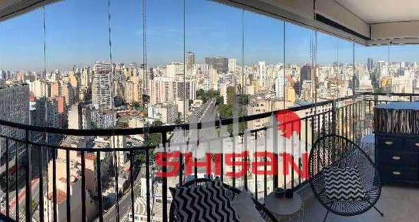 Apartamento com 1 dormitório à venda, 50 m² por R$ 690.000,00 - Campos Elíseos - São Paulo/SP