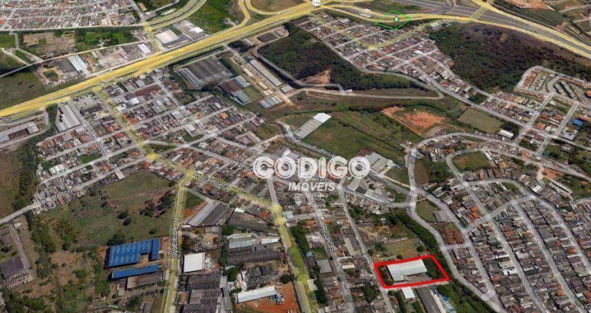 Galpão a venda e ZUD6, 2500ms de galpão, 600ms de escritório, 1900ms de área de manobra, trifásico, KVA 99, a 700ms da Rodovia Dutra, em Guarulhos/SP.