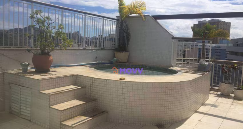 Linda Cobertura Duplex com 3 dormitórios à venda, 180 m² por R$ 1.300.000 - Icaraí - Niterói/RJ