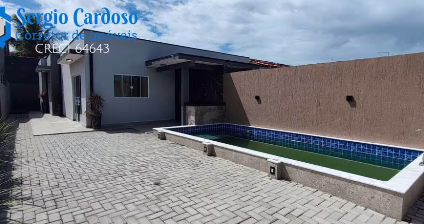 CASAS NOVAS MODERNAS COM PISCINA E ESPAÇO GOURMET! ITANHAEM/SP