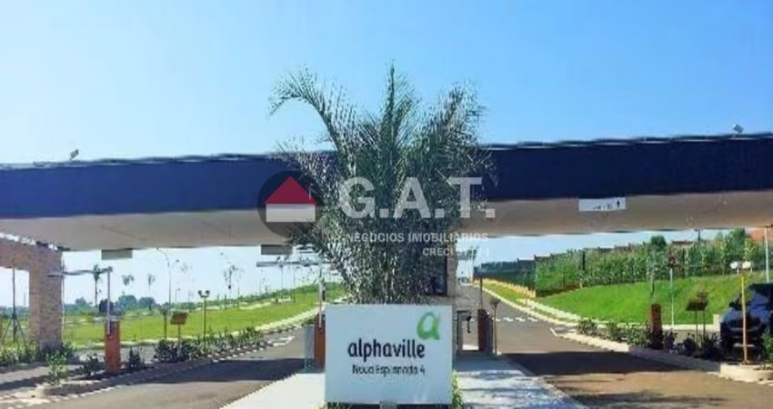 TERRENO EM CONDOMÍNIO À VENDA NO ALPHAVILLE NOVA ESPLANADA 04 - VOTORANTIM/SP
