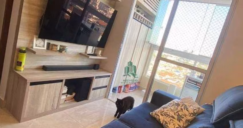 Apartamento com 2 dormitórios à venda, 55 m² por R$ 370.000,00 - Parque Continental - Guarulhos/SP
