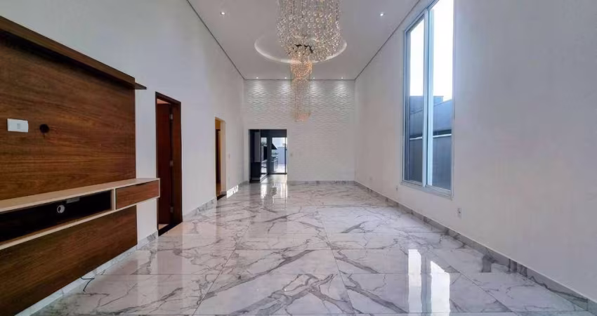 Casa moderna, com 3 suites, área gourmet e piscina, para locação no Condomínio UNA em Itu/SP