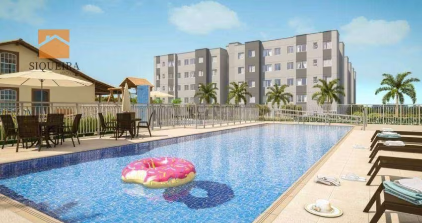 Condomínio Reserva Gran Village - Apartamento com 2 dormitórios à venda, 47 m² por R$ 260.000 - Jardim Ibiti do Paço - Sorocaba/SP