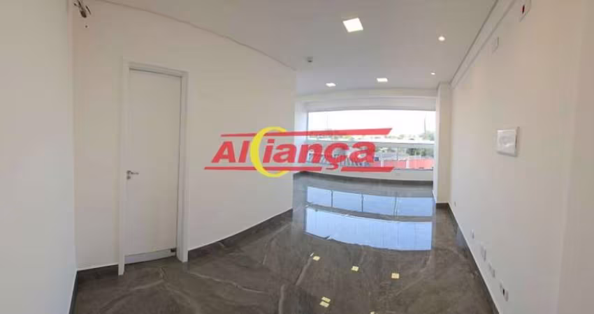 Cond. Via Monteiro - Sala Comercial no Centro de Guarulhos 29 m² com 1 vaga de garagem