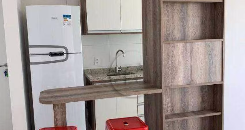 Apartamento com 2 dormitórios, 47 m² - venda por R$ 320.000,00 ou aluguel por R$ 2.510,51/mês - Vila Palmares - Santo André/SP