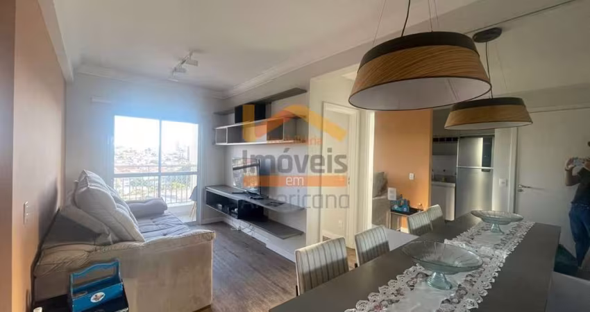 Apartamento à venda em Americana-SP, Jardim São Domingos: 2 quartos, 1 suíte, 2 salas, 2 banheiros, 1 vaga, 57m². Venha conferir!