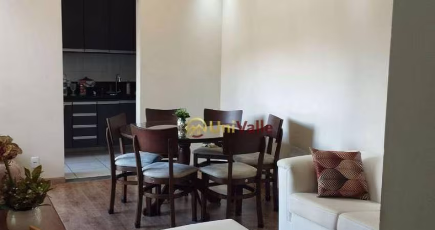 Apartamento com 2 dormitórios à venda, 54 m² por R$ 287.500,00 - Parque São Luís - Taubaté/SP
