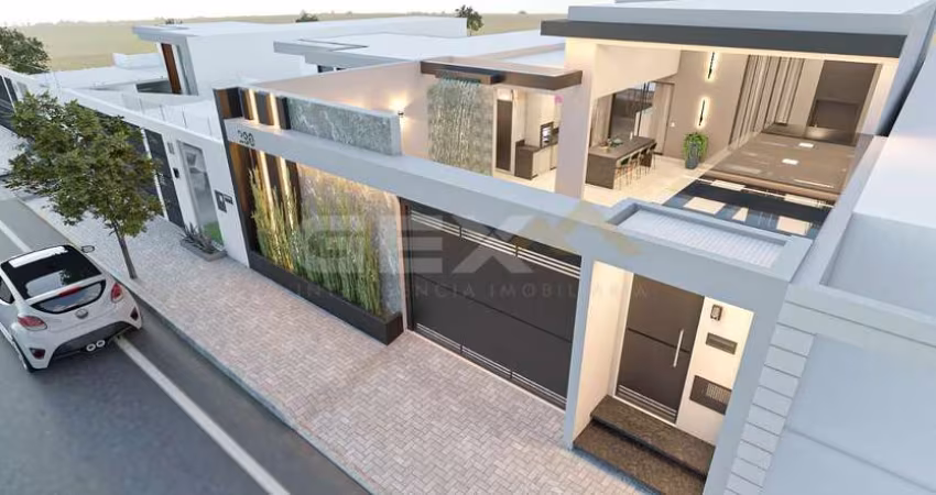 Casa à venda no bairro São Roque, 3 quartos sendo 1 suíte com closet, 4 vagas. (