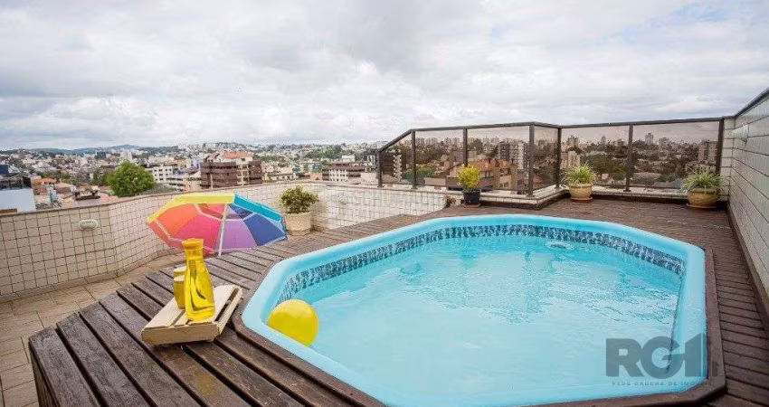 Cobertura no Jardim Planalto, de 3 dormitórios e 2 vagas com 260m²