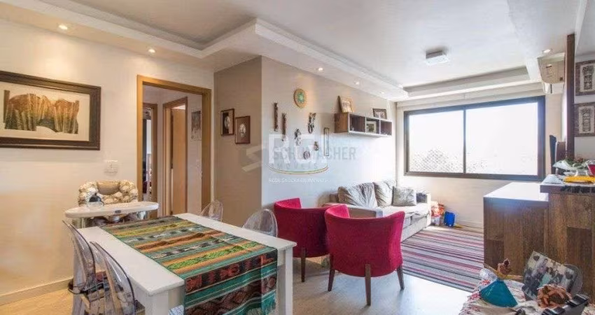 Apartamento para Venda - 68m², 2 dormitórios, sendo 1 suites, 2 vagas - Menino Deus