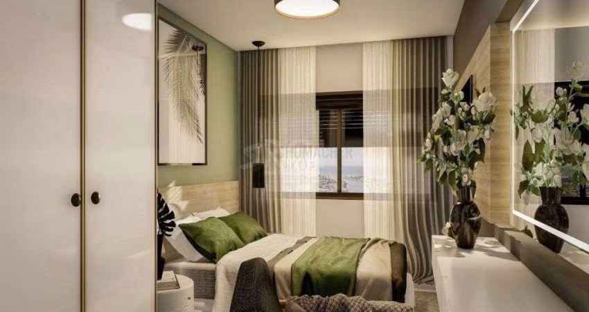 Apartamento para Venda - 84.39m², 2 dormitórios, sendo 1 suites, 1 vaga - Centro