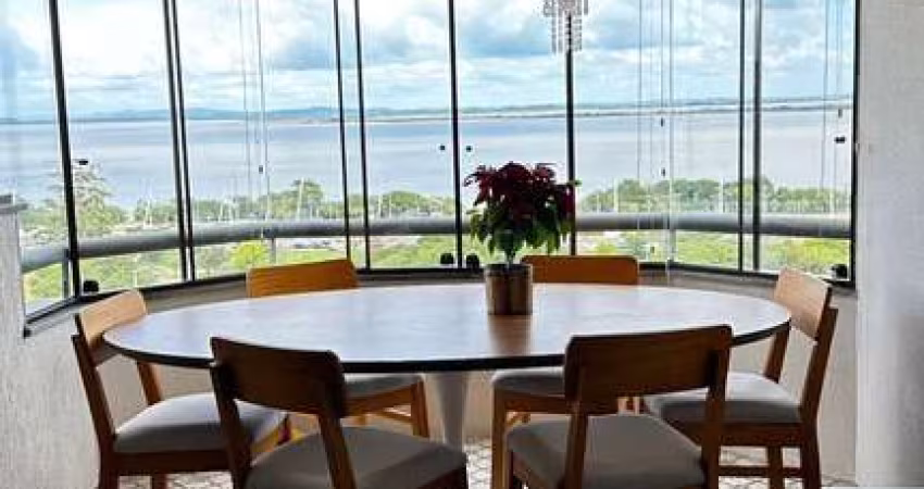 Apartamento com vista para o guaiba, 3 dormitórios com suite