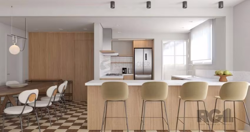 3 dormitórios, sendo 2 suítes totalmente reformado e modernidado junto ao Parcão.