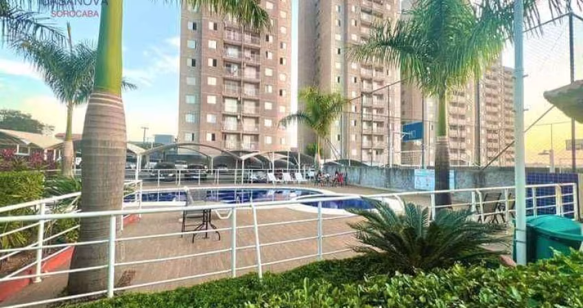 Apartamento com 2 dormitórios à venda, 48 m² por R$ 265.000,00 - Wanel Ville - Sorocaba/SP