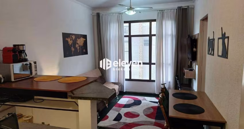 Apartamento FLAT Venda 01 Dormitório | 40m² | Mobiliado | 1 Vaga | Frente Mar | Itararé | São Vicente