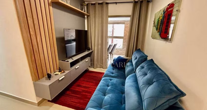 Apartamento com 2 dormitórios à venda, 77 m² por R$ 660.000,00 - Canto do Forte - Praia Grande/SP