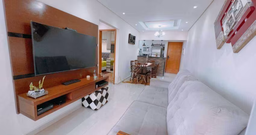 Apartamento com 2 dormitórios à venda, 86 m² por R$ 660.000 - Canto do Forte - Praia Grande/SP