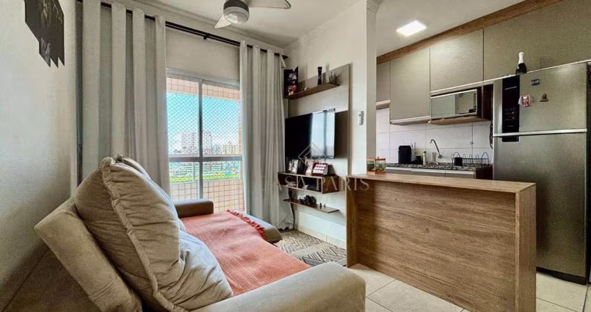 Apartamento com 2 dormitórios à venda, 56 m² por R$ 400.000 - Vila Guilhermina - Praia Grande/SP