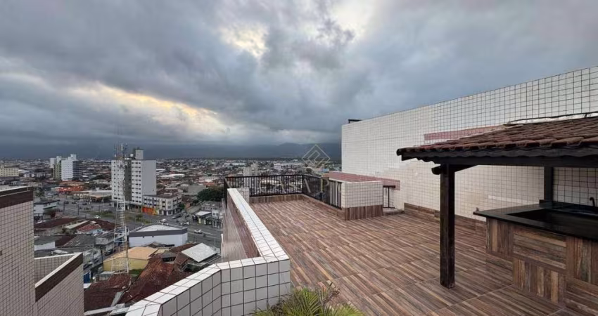 Cobertura com 2 dormitórios à venda, 125 m² por R$ 580.000,00 - Tupi - Praia Grande/SP