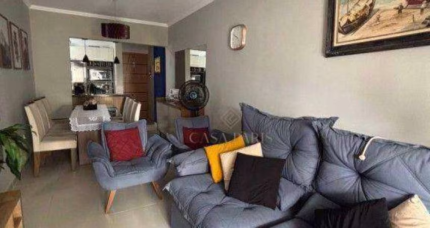 Apartamento com 2 dormitórios à venda, 77 m² por R$ 640.000,00 - Canto do Forte - Praia Grande/SP