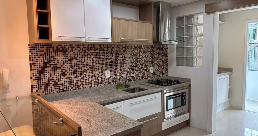 APARTAMENTO  SEMIMOBILIADO COM 85 M² PRIVATIVOS COM 2 VAGAS NO BAIRRO PANAZZOLO