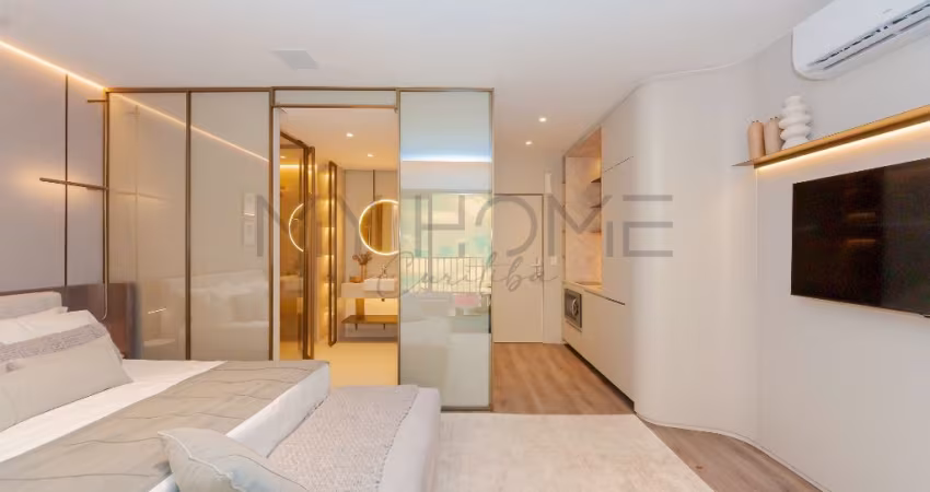APARTAMENTO À VENDA NO BATEL - 1 QUARTO - SACADA - CONDOMÍNIO CLUBE