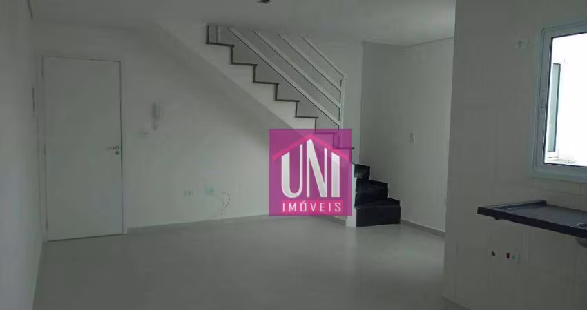 Cobertura com 3 dormitórios à venda, 134 m² por R$ 640.000,00 - Vila Pires - Santo André/SP