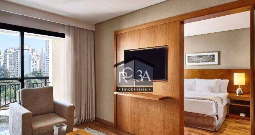 Apartamento com 1 dormitório à venda, 62 m² - Jardins - São Paulo/SP