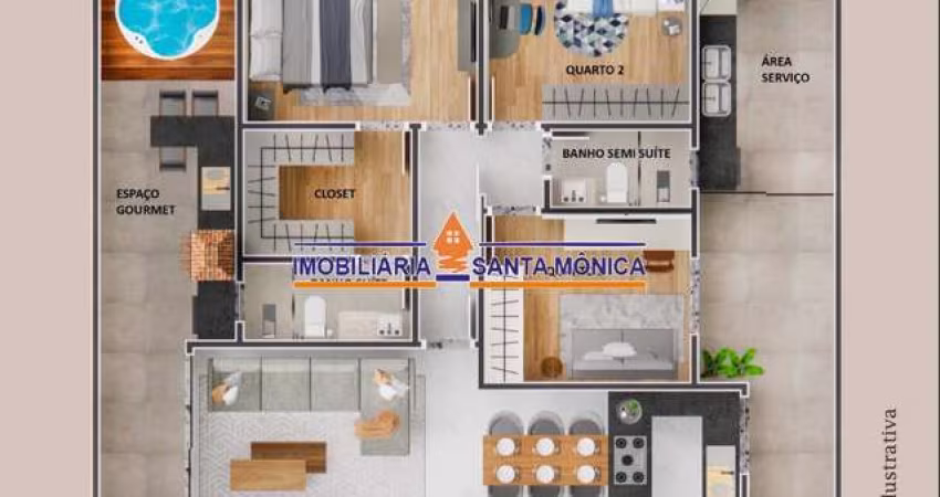 Apartamento com 3 quartos à venda em Itapoã, Belo Horizonte 