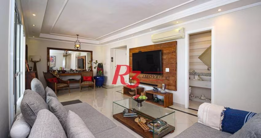 Apartamento com 3 dormitórios à venda, 132 m² por R$ 1.830.000,00 - Ponta da Praia - Santos/SP