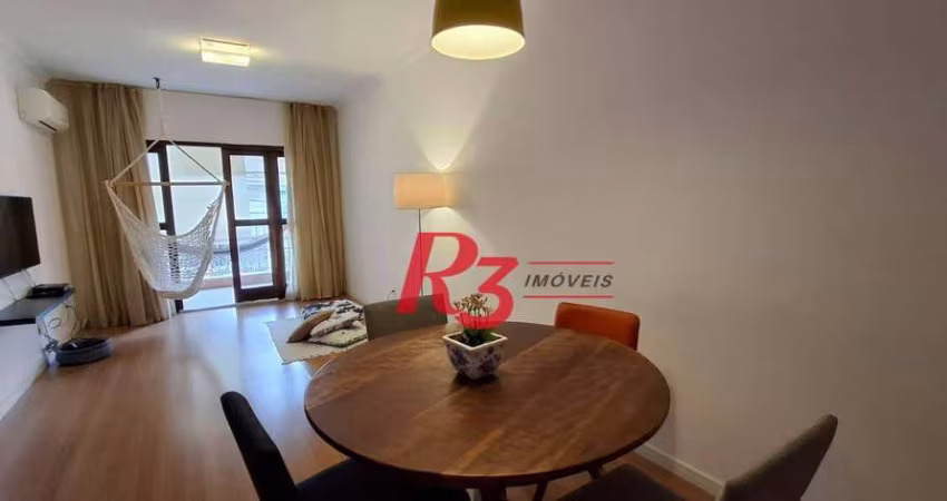 Apartamento com 2 dormitórios à venda, 81 m² por R$ 550.000,00 - Aparecida - Santos/SP
