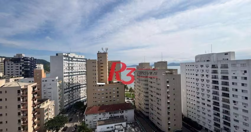 Apartamento com 3 dormitórios à venda, 117 m² por R$ 1.350.000,00 - Ponta da Praia - Santos/SP