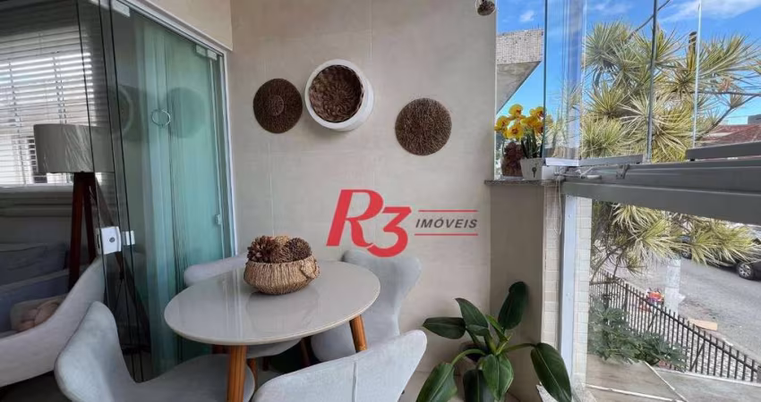 Casa com 2 dormitórios à venda, 80 m² por R$ 860.000,00 - Embaré - Santos/SP