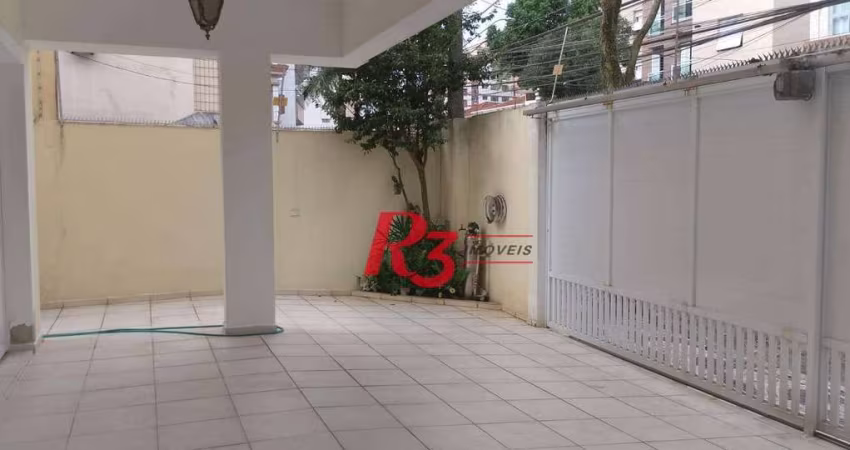 Sobrado com 3 dormitórios à venda, 180 m² por R$ 2.100.000,00 - Gonzaga - Santos/SP