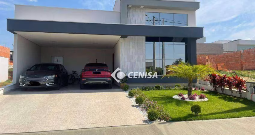 Casa com 3 suítes à venda, 183 m² - Condomínio Piemonte - Indaiatuba/SP