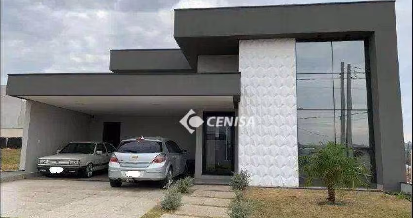 Casa com 3 dormitórios à venda, 195 m² - Condominio Milano - Indaiatuba/SP