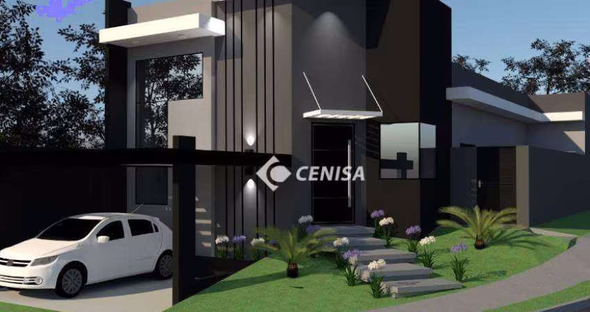 Casa com 3 quartos à venda, 135 m² - Condomínio Vila Ytu - Indaiatuba/SP