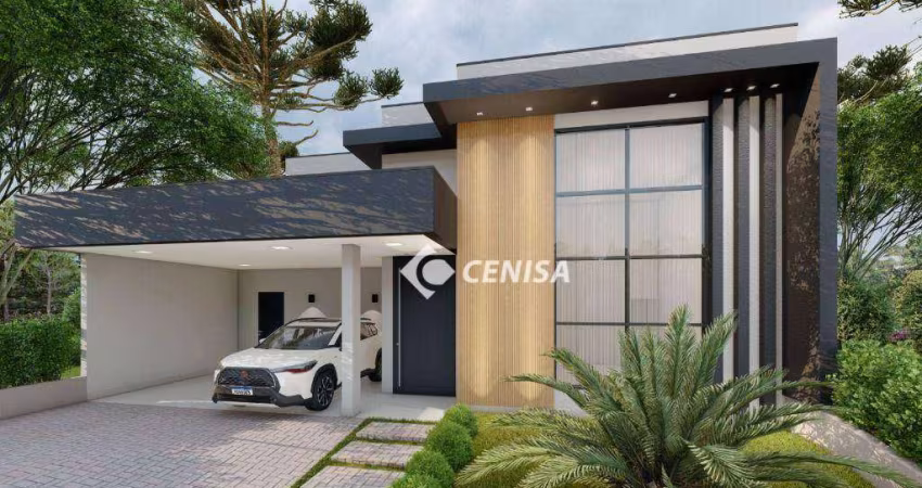 Casa com 3 quartos à venda, 140 m² - Condominio Milano - Indaiatuba/SP