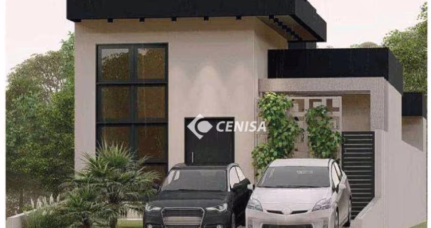 Casa com 3 suítes à venda, 111 m² - Condomínio Jardim Toscana - Indaiatuba/SP