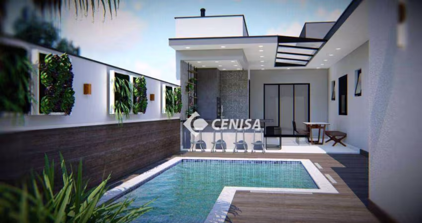 Casa com 3 suítes à venda, 178 m² - Condomínio Piemonte - Indaiatuba/SP