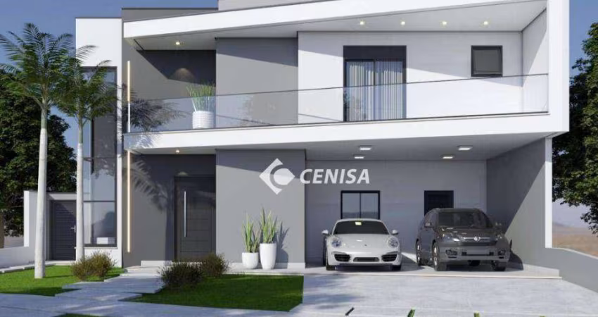 Casa com 3 dormitórios à venda, 197 m² - Condomínio Jardins do Império - Indaiatuba/SP
