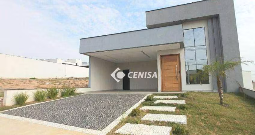Casa com 3 suítes 186 m² de área útil - Condomínio Residencial Milano - Indaiatuba/SP