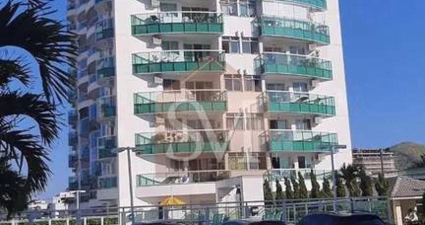 Apartamento à venda no Recreio dos Bandeirantes, Rio de Janeiro - 2 quartos, 1 suíte, 2 salas, 2 banheiros, 1 vaga, 69m².